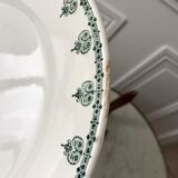 round dish Terre de Fer Saint-Amand late nineteenth century