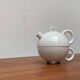 Teapot and cup from the vintage postmodern German Fantasia series by Matteo Thun for Arzberg, 1980s, set of 2.