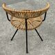 Vintage rattan chair Rohe Noordwolde Netherlands 1960s design