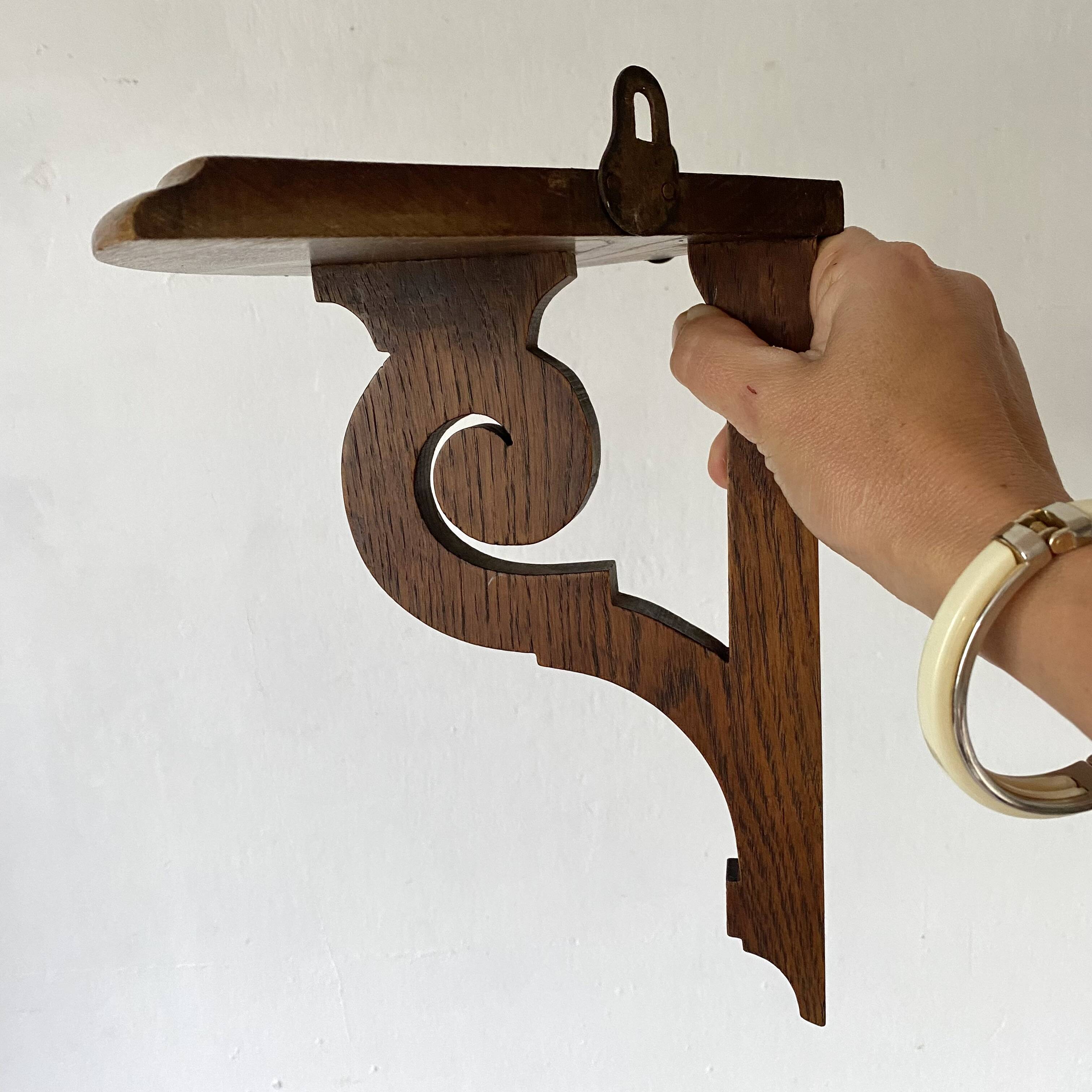 old corner wall shelves