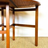 Scandinavian folding teak dining table