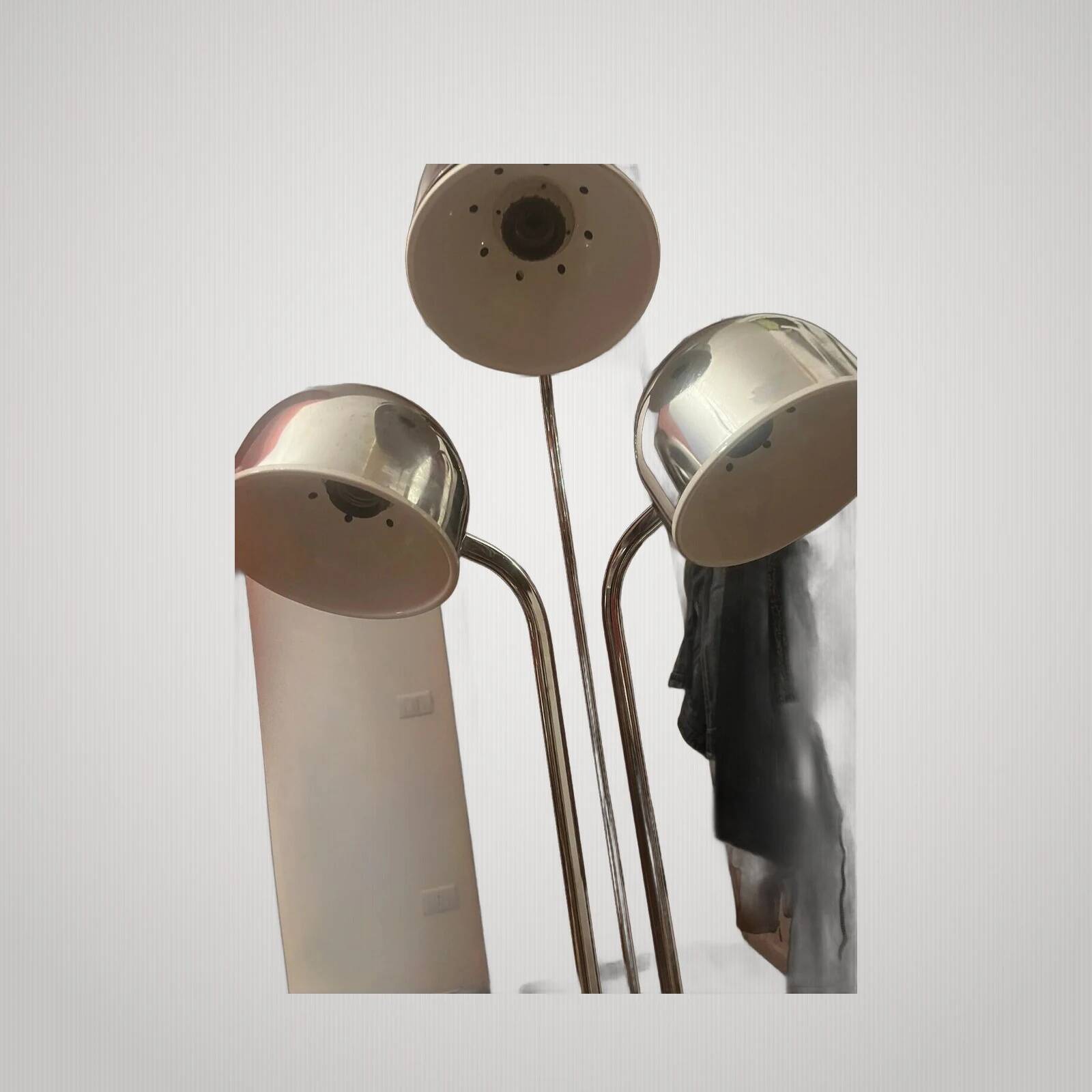 Reggiani Lamp in Chrome 1970s Author Design
