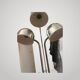 Reggiani Lamp in Chrome 1970s Author Design