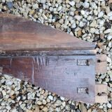 Cornice fronton in cherry wood around 1800