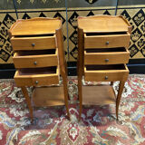 Pair of bedside tables louis XV