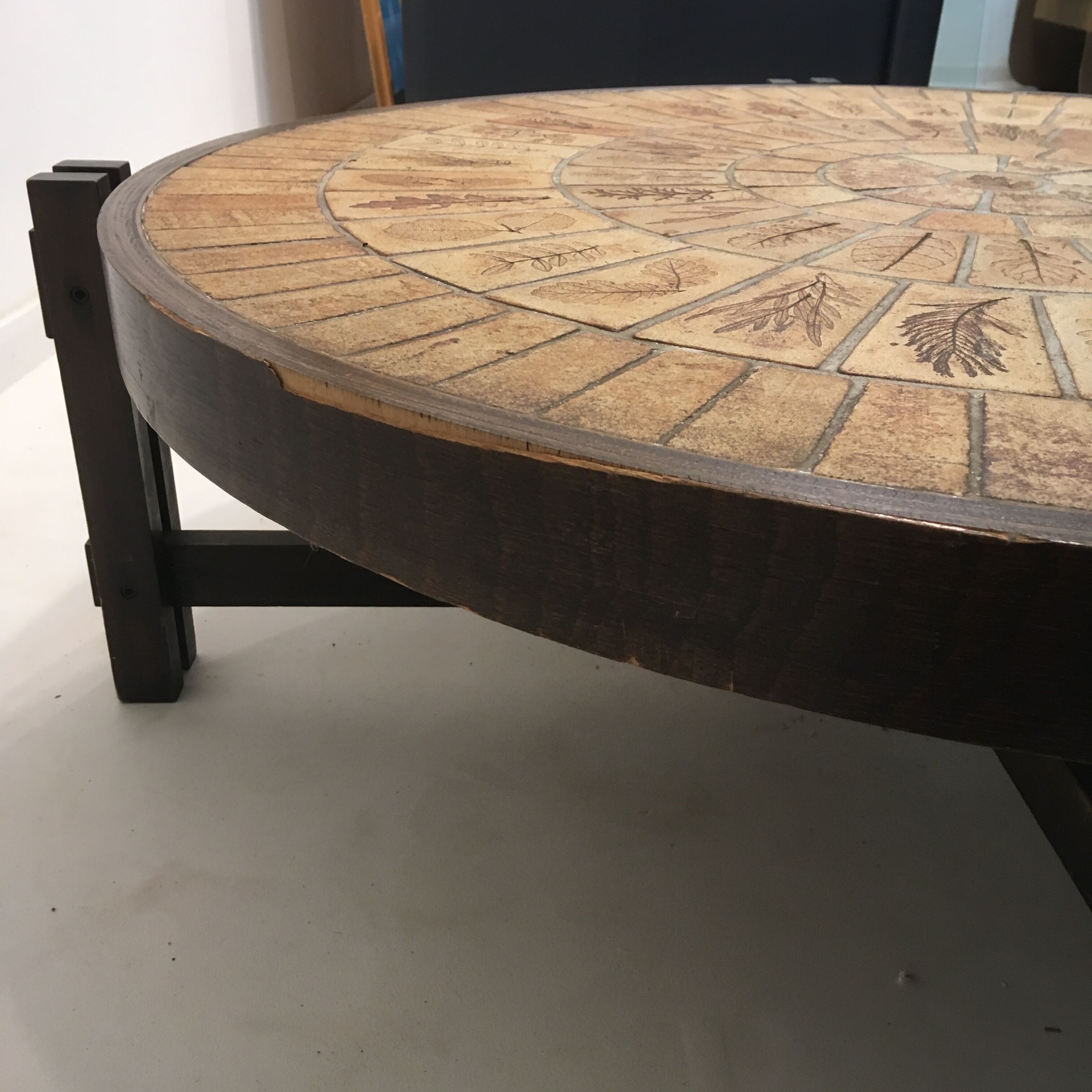 Roger Capron ceramic coffee table