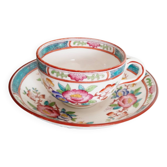 Tasse à thé ou café en porcelaine  Décor Minton , HB
