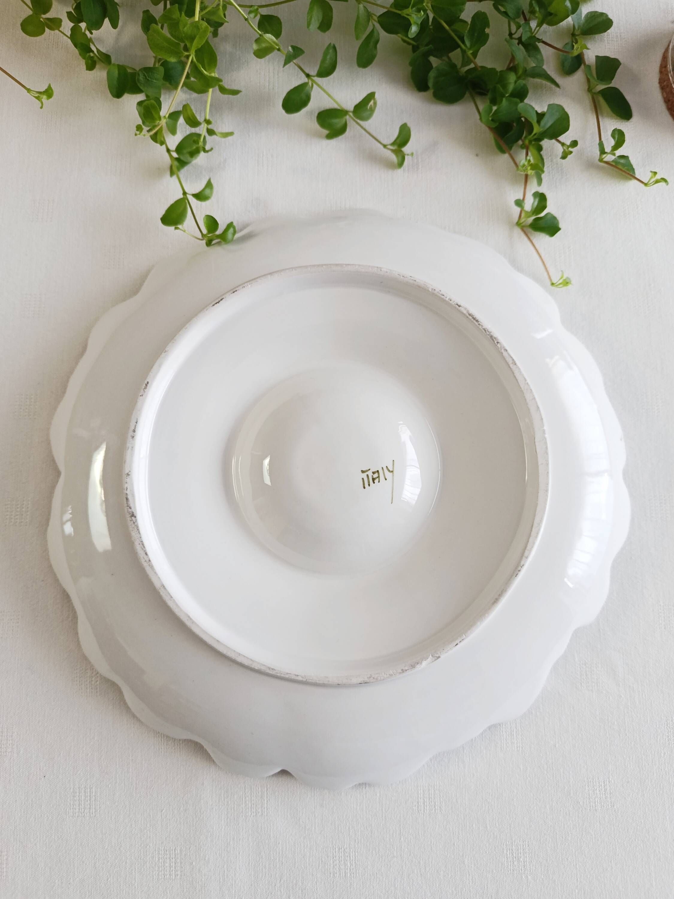 Artichoke plate in Italian ceramic