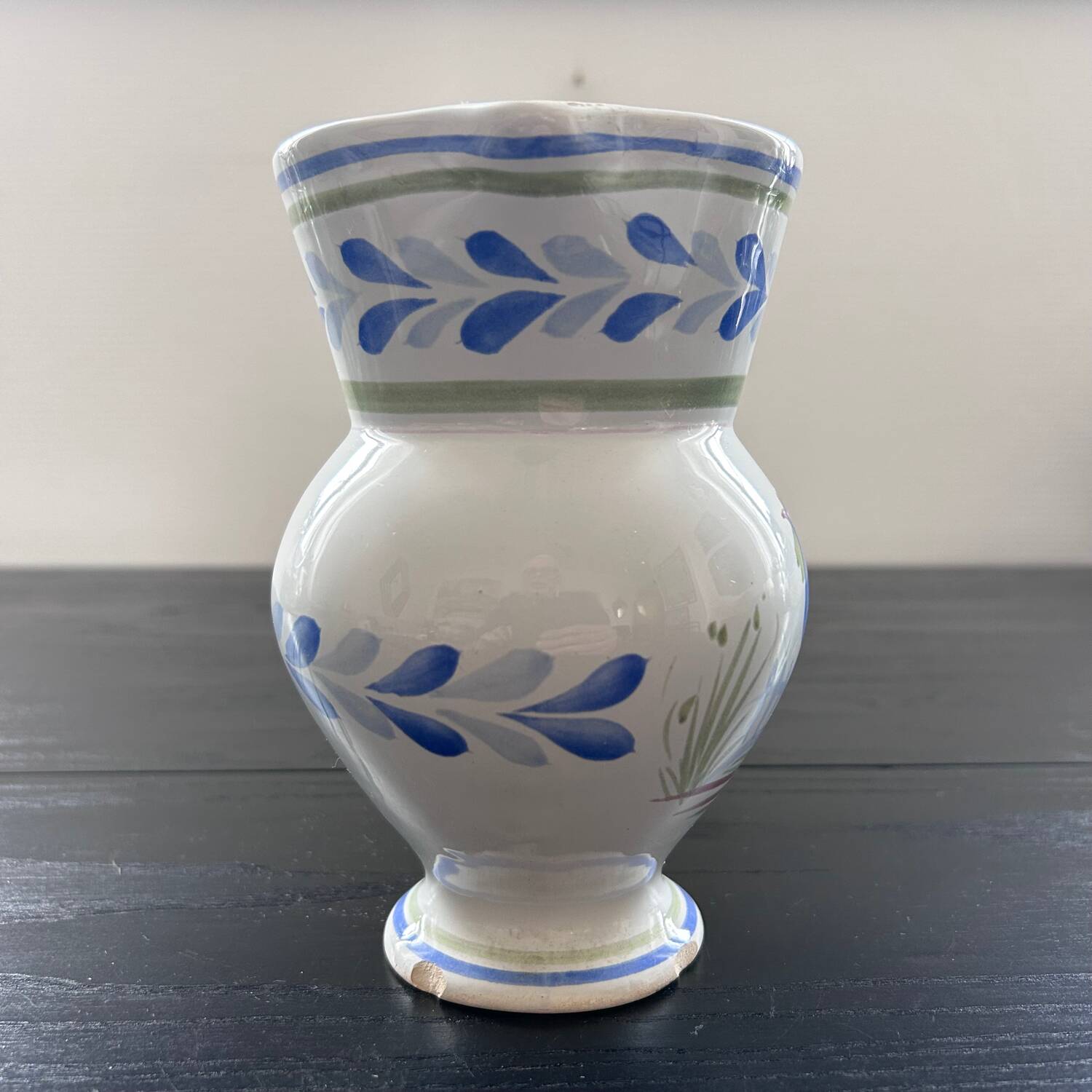 Old Henriot Quimper pitcher