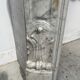 Louis XV style white Carrara marble fireplace, 19th century.