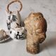 Statuette woman stone nbigou gabon