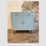Buffet of the 60s, pastel blue