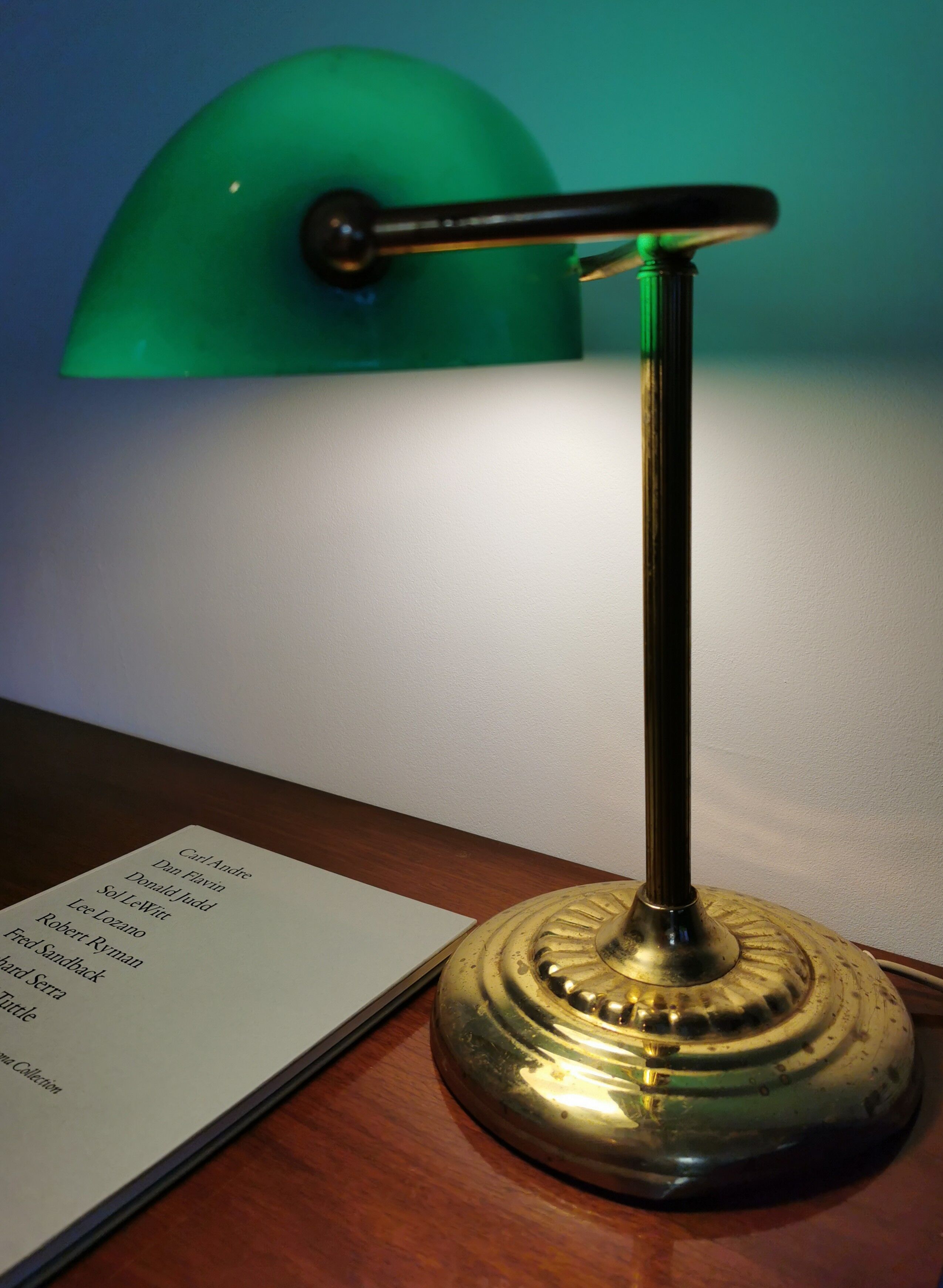 Vintage banker lamp Ikea