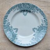 Set de 3 assiettes plates terre de fer modèle "Colombier"