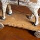 Antique Wooden Toy Horse on Wheels, Early 20th Century