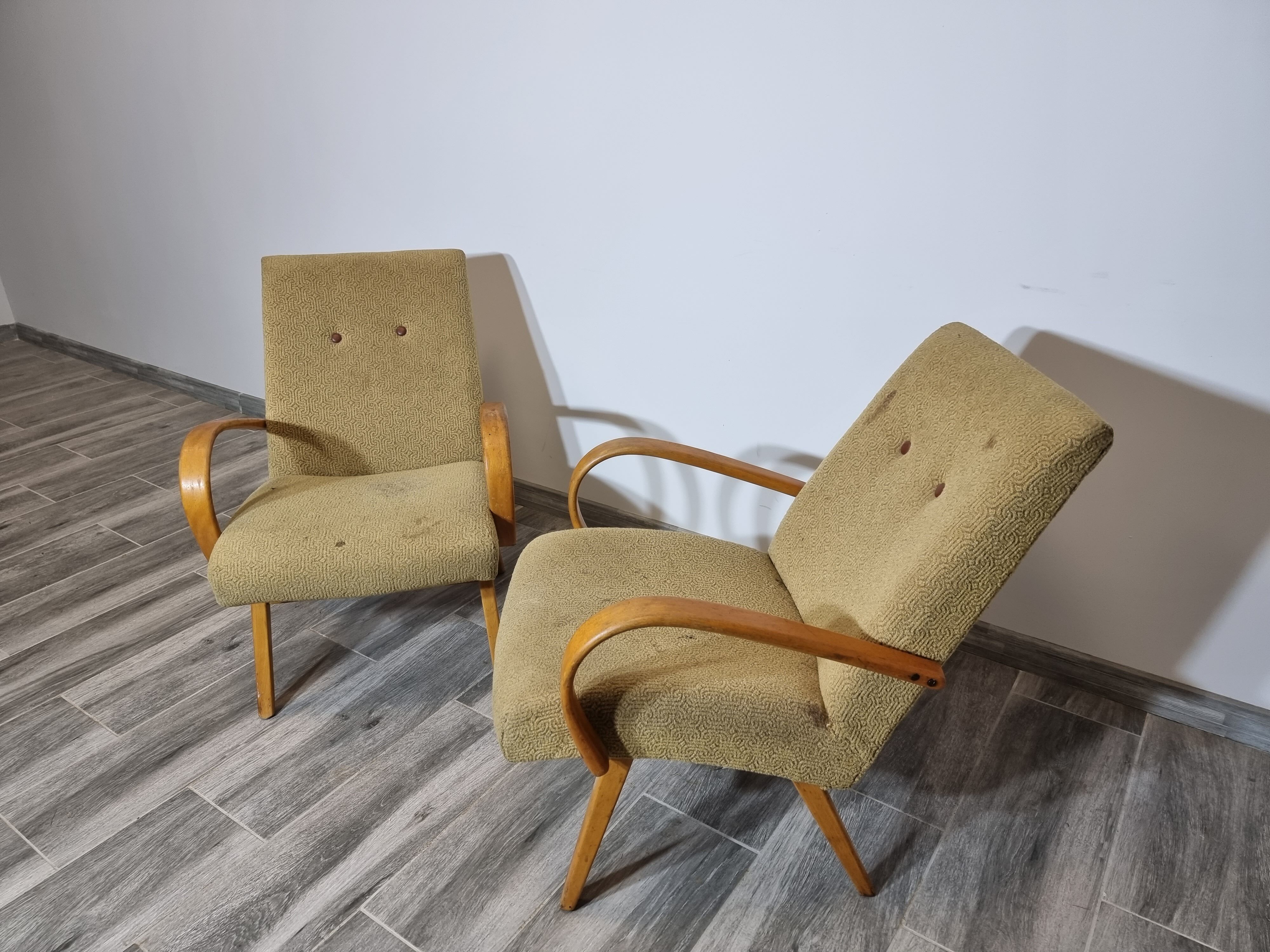 Armchairs by Jaroslav Smidek