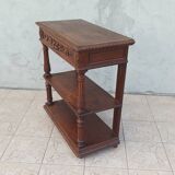 Renaissance style oak console