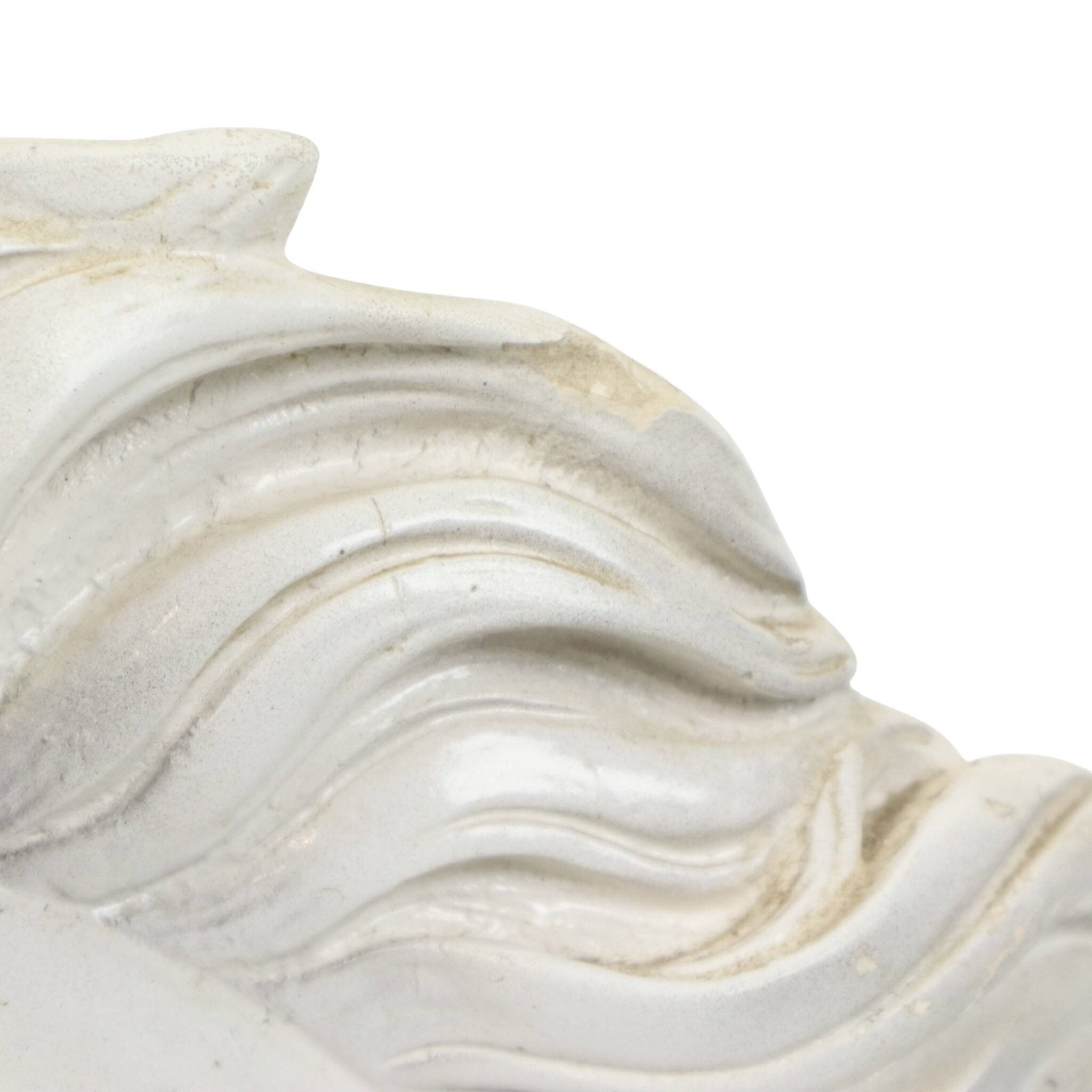 Large Classical Bust Parthenon Horse Greek Style Plaster 39cm