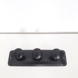 Wall coat rack -Genexco - 3 metal hooks - 1990