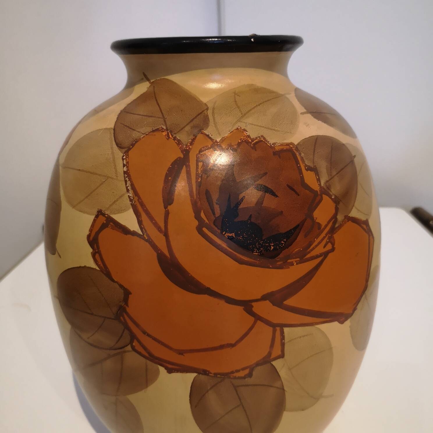 Ceramic vase louis giraud vallauris art deco 1940 biot