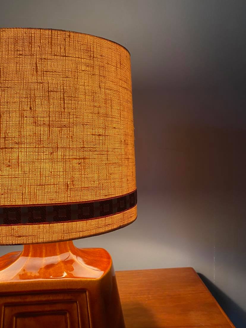 Ceramic table lamp germany lamp glazed ceramic, 60