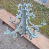 Lustre en bois style Gustavien