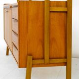 Sideboard bookcase with pull-out desk