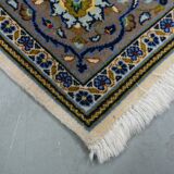 Vintage persian hand-woven keshan carpet ,240x141