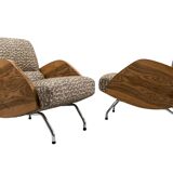 Model "360" Armchairs By Janusz Różański, Poland, 1950s, Set Of 2