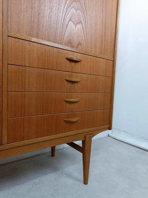 Vintage Scandinavian teak wall unit