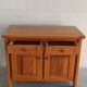 Elm sideboard Maison Regain, 80's