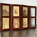 1800’s wooden foldable picture frame