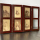 1800’s wooden foldable picture frame