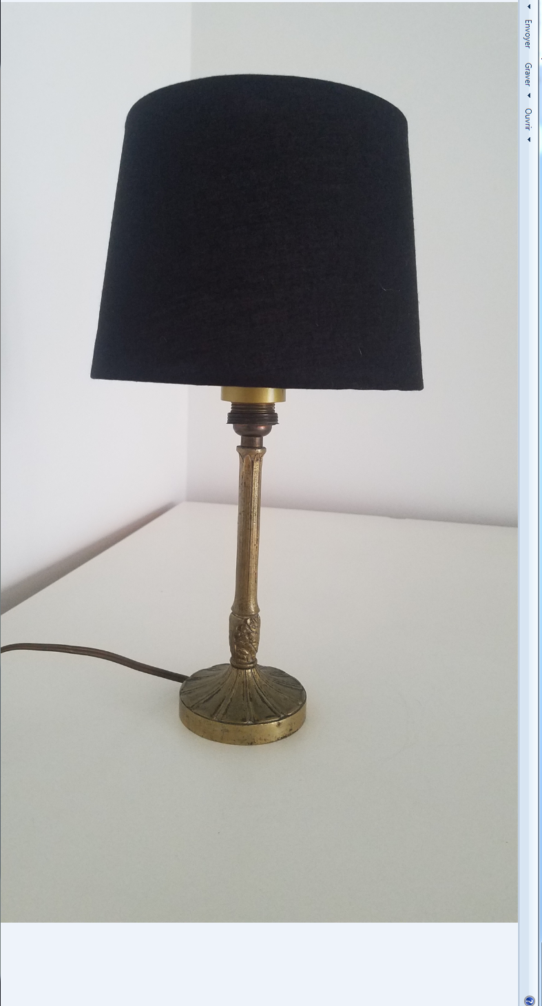 Bronze lamp