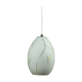 Suspension en opaline 1950