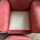 Fauteuil en cuir taurillon nubuck
