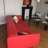4-seater leather sofa from Artelano designed by Christophe Pillet