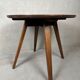 Vintage 'japandi' side table – oak