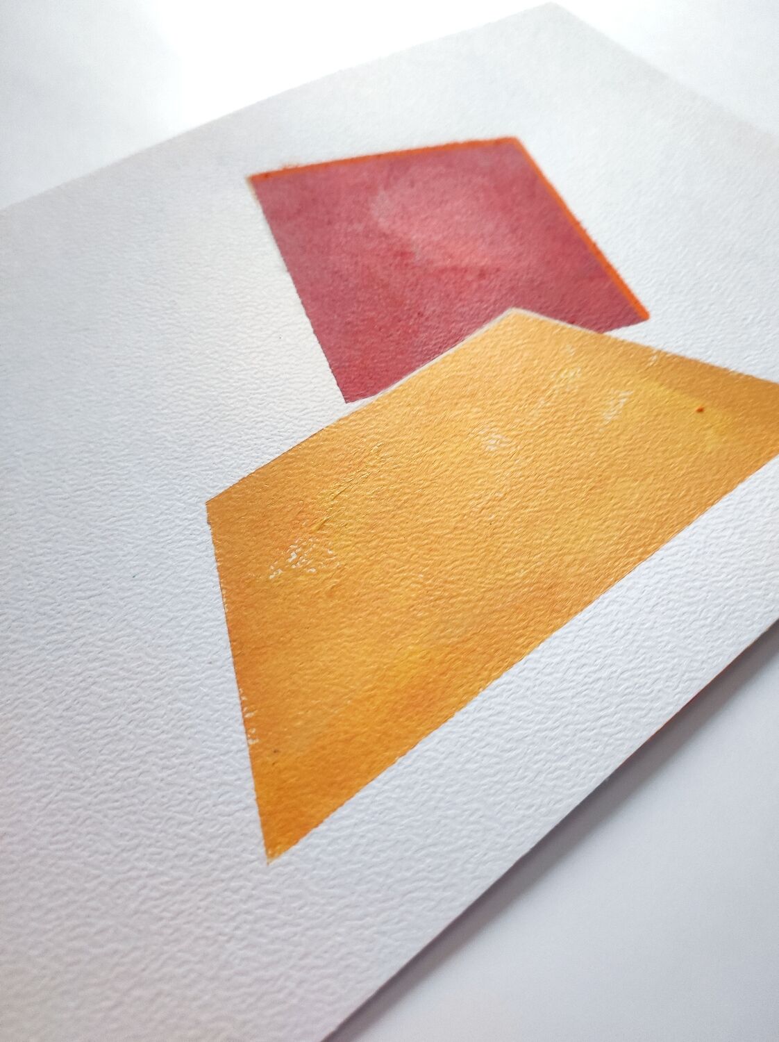 Minimalist geometric painting