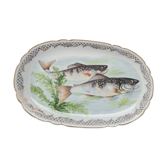 Porcelain fish dish