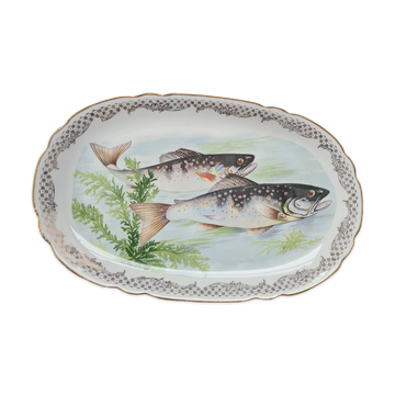 Porcelain fish dish