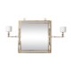 mirror with articulated wall light