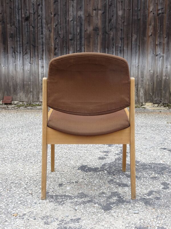 Chaise de Michel Mortier, modèle A1 ou SF100, édition Steiner, vers 1952.