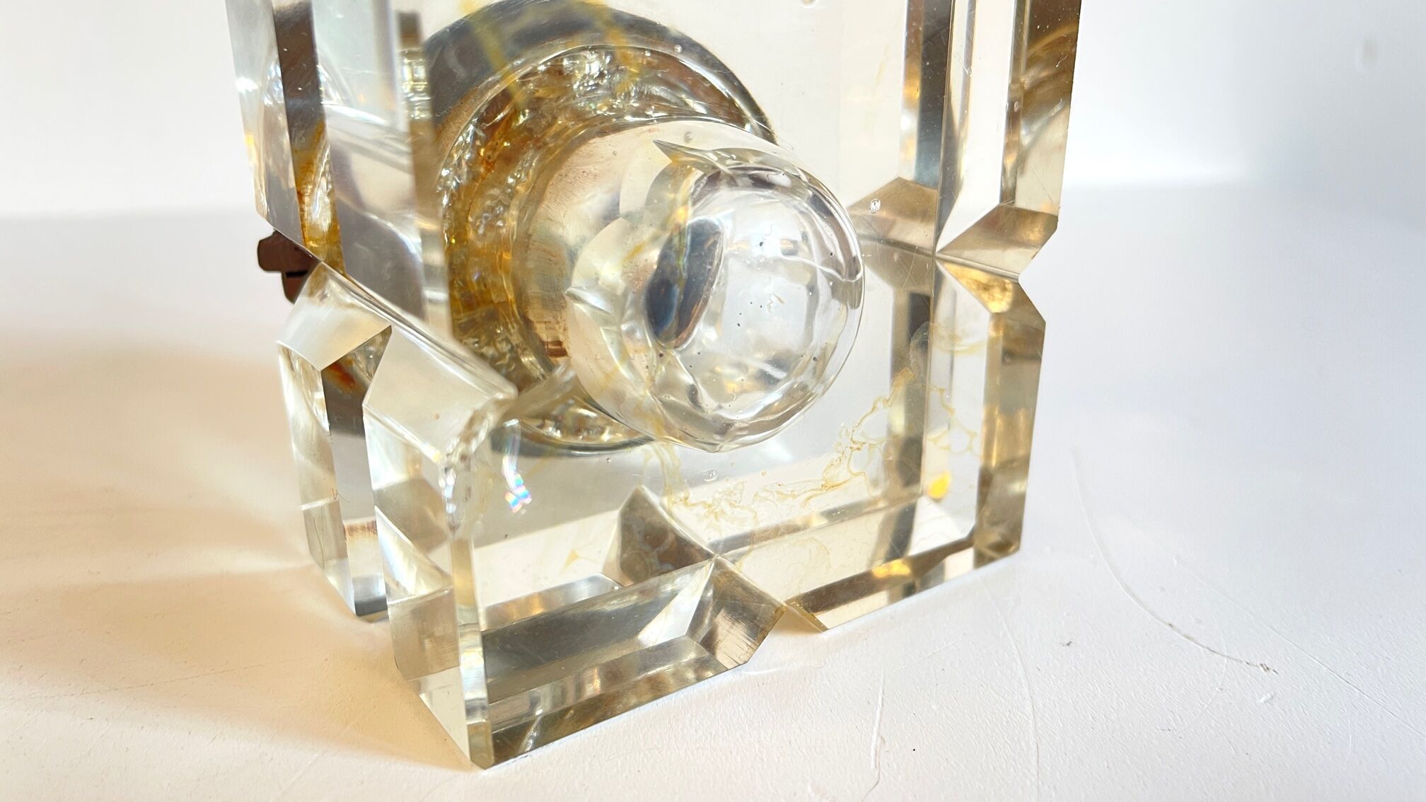 1930 crystal inkwell