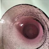 Large Biot style bubble glass salad bowl