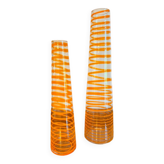 Striped vases