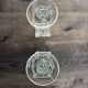 Vintage glass candlestick holders – Scandinavian design