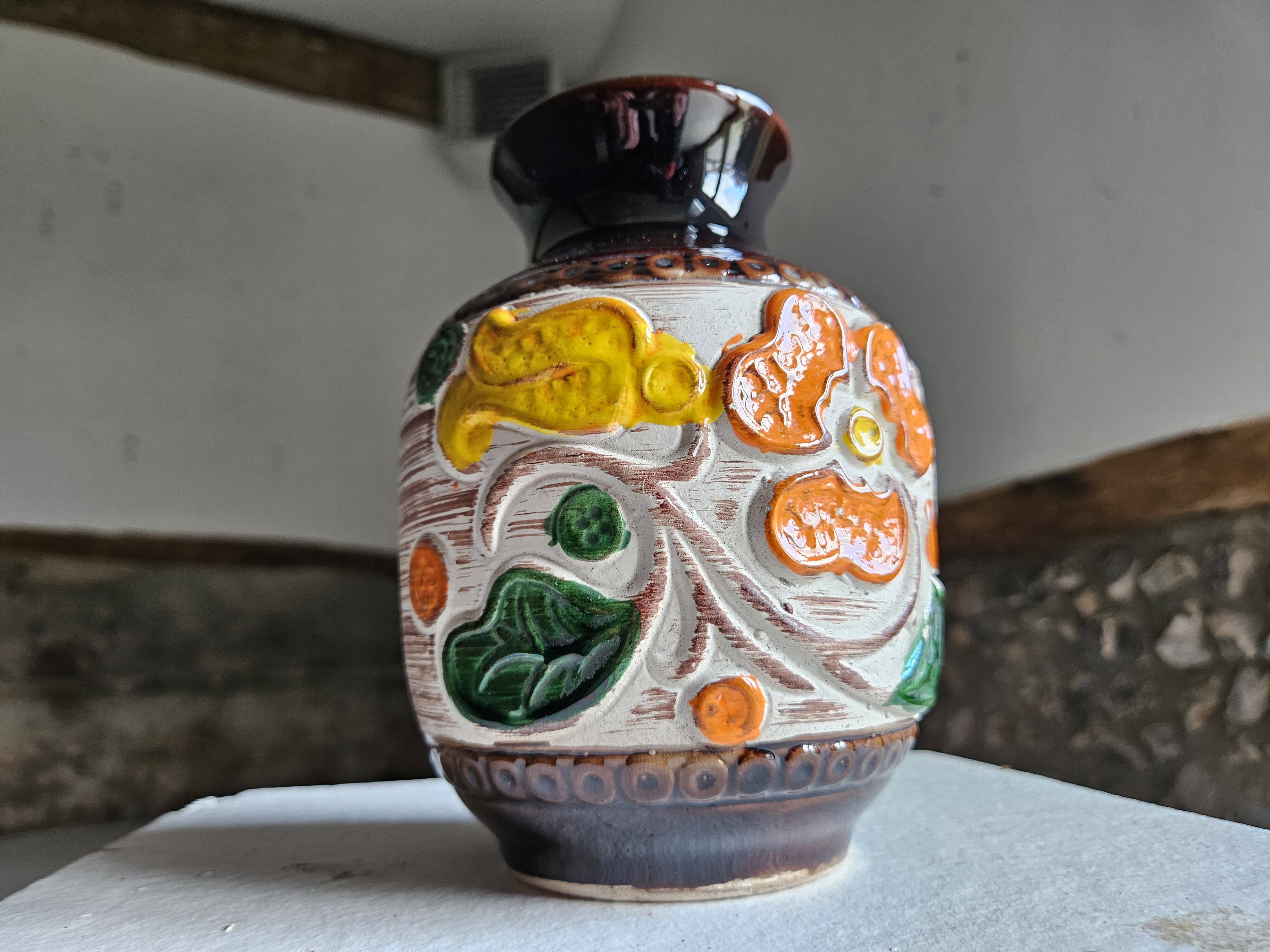 Ceramic vase 1930 keramik Bay West German
