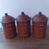Set of 3 LT iron boxes deposited