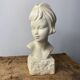 Plaster bust of a young girl
